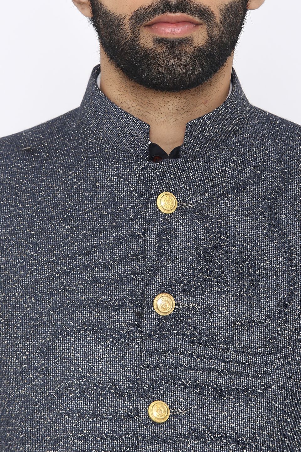 Buy Wool Tweed Nehru Jacket With Lining for Women Online at Fabindia |  10705800