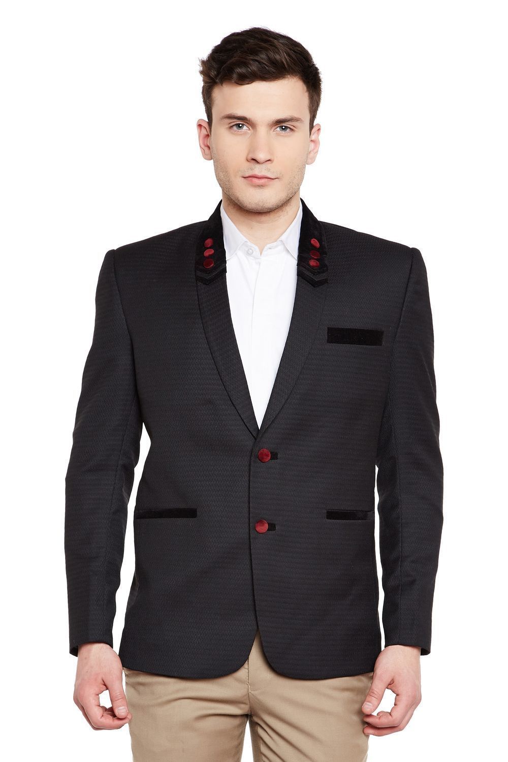 Imported Rayon Black Blazer