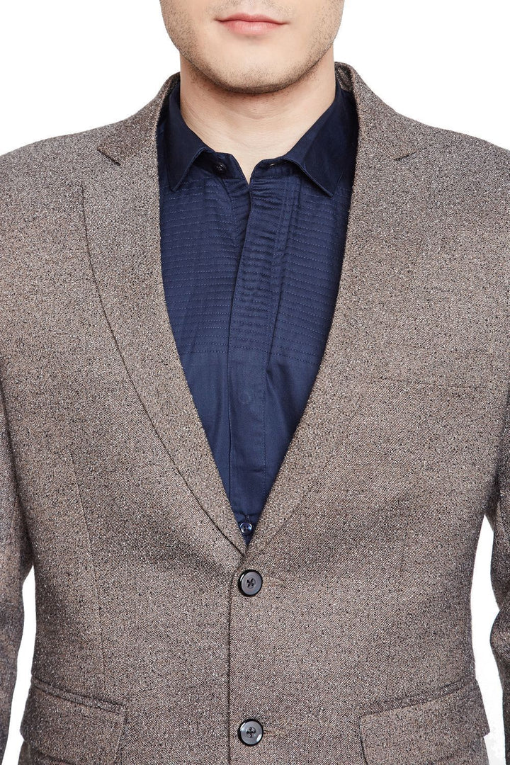 Imported Rayon Brown Blazer