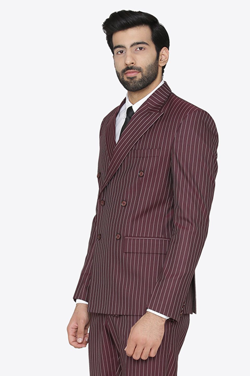 Polyester Cotton Maroon Blazer