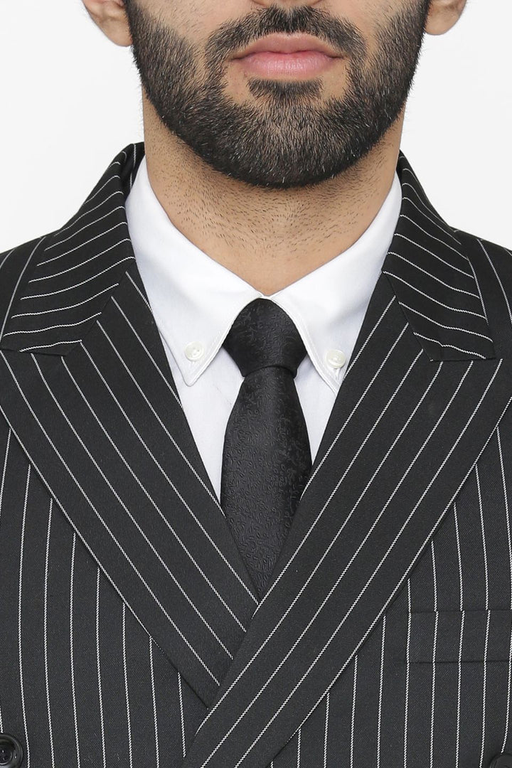Polyester Cotton Black Blazer