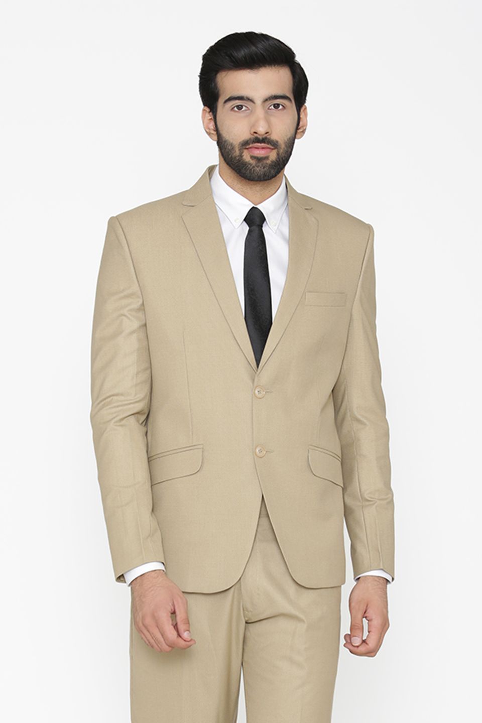 Polyester Cotton White Blazer