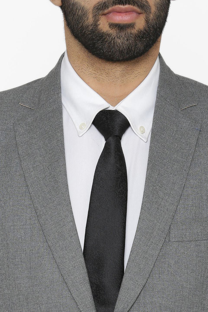 Polyester Cotton Grey Blazer