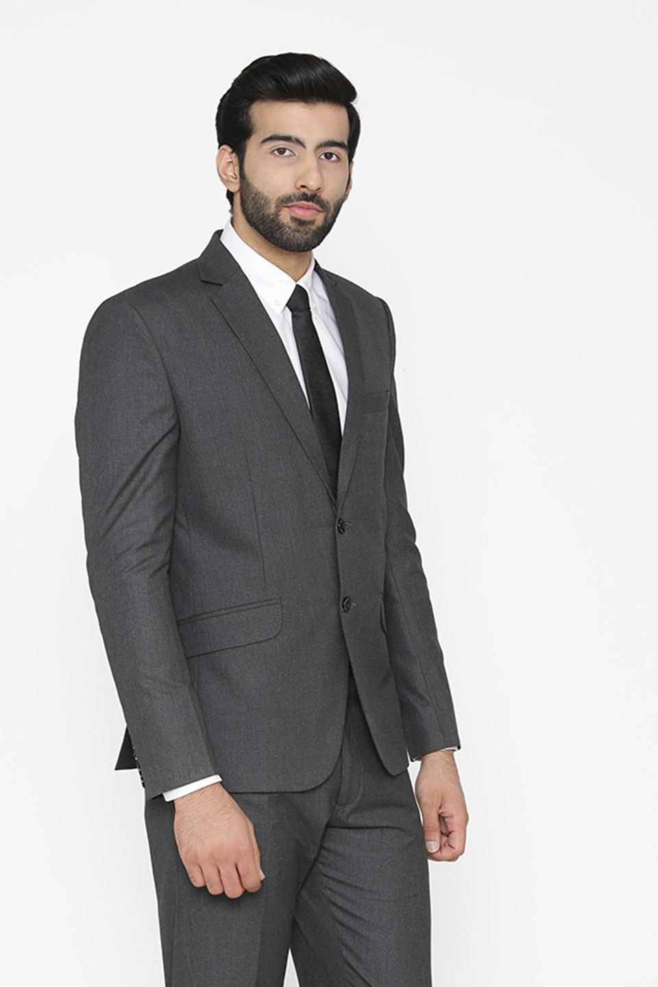 Polyester Cotton Black Blazer