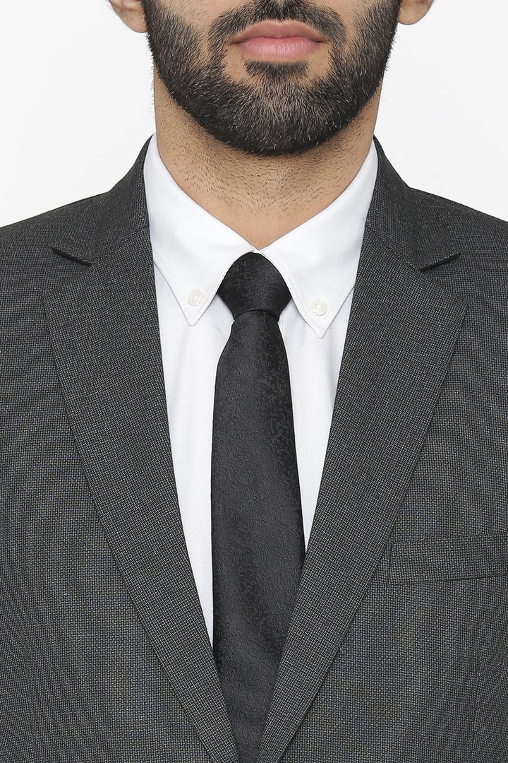 Polyester Cotton Black Blazer