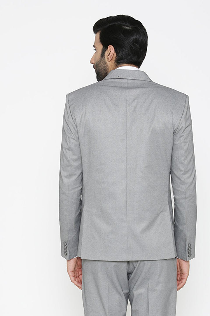 Polyester Cotton Grey Blazer