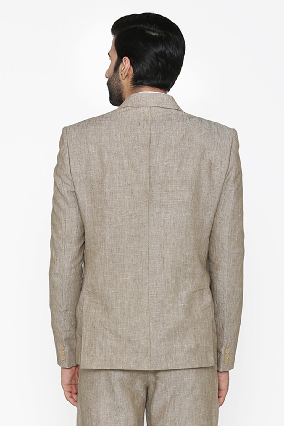 100% Pure Linen by Linen Club White Blazer