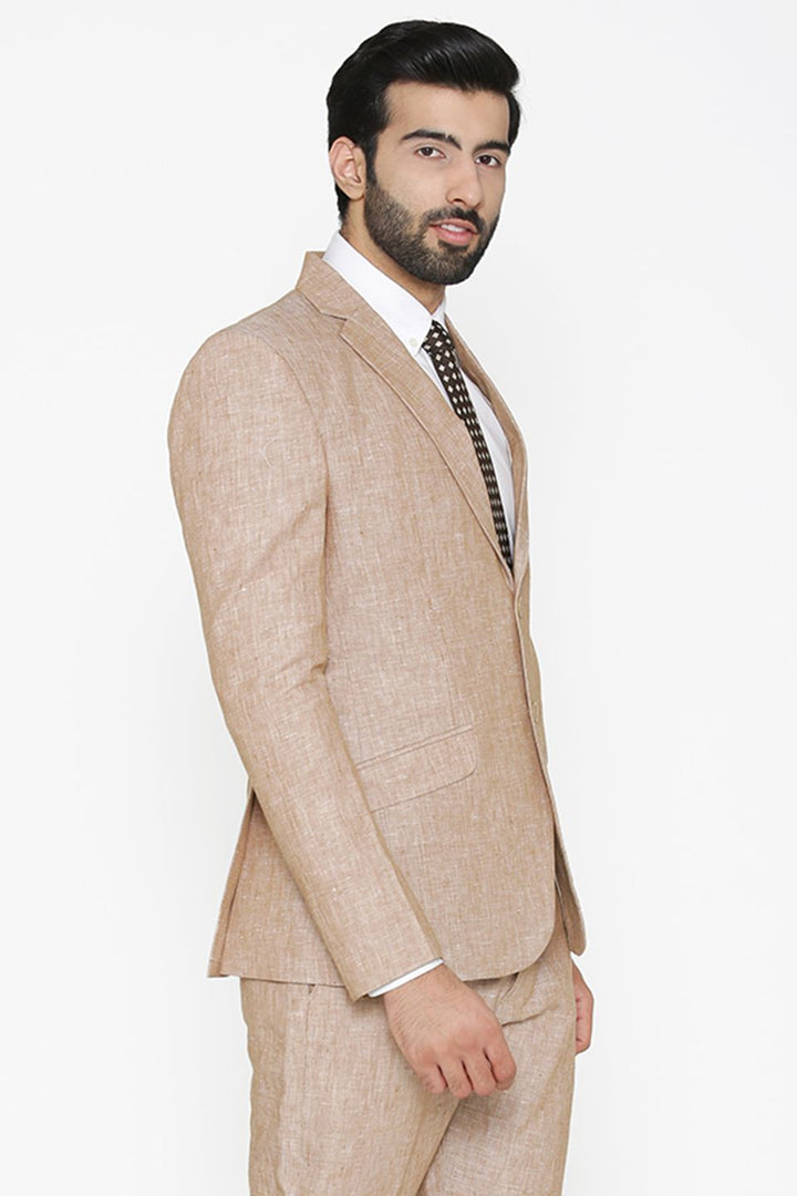 100% Pure Linen by Linen Club White Blazer