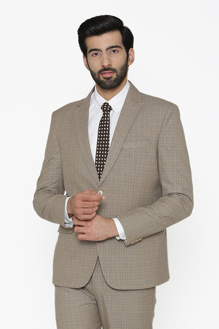 Poly Cotton Grey Blazer