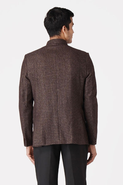 Tweed Dark Brown Blazer