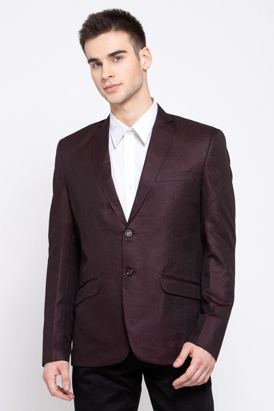 Wintage Men's Poly Blend Formal and Evening Blazer Coat Jacket : Brown