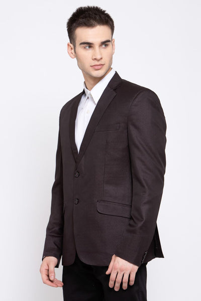 Wintage Men's Poly Blend Formal and Evening Blazer Coat Jacket : Coffee