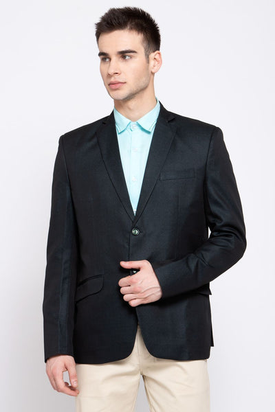 Wintage Men's Poly Blend Formal and Evening Blazer Coat Jacket : Green