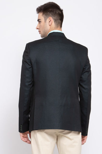 Wintage Men's Poly Blend Formal and Evening Blazer Coat Jacket : Green