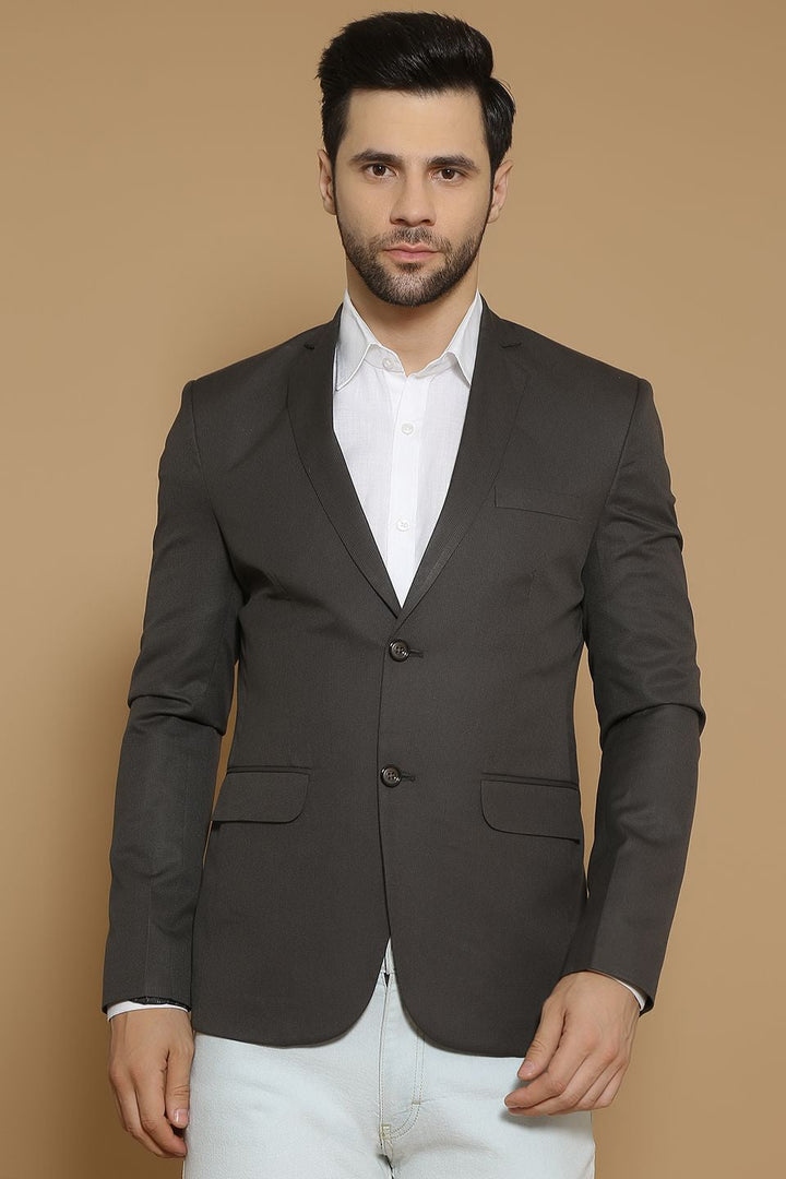 Poly Viscose Black Blazer