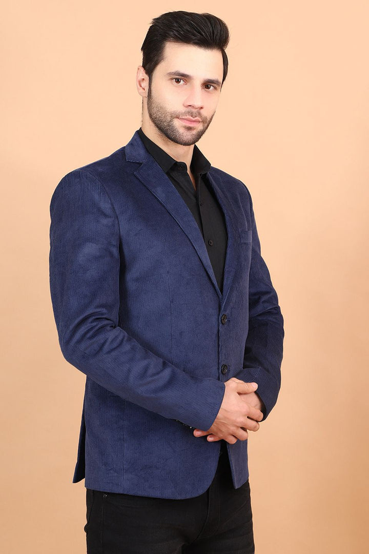 Corduroy Cotton Blue 1 Blazer