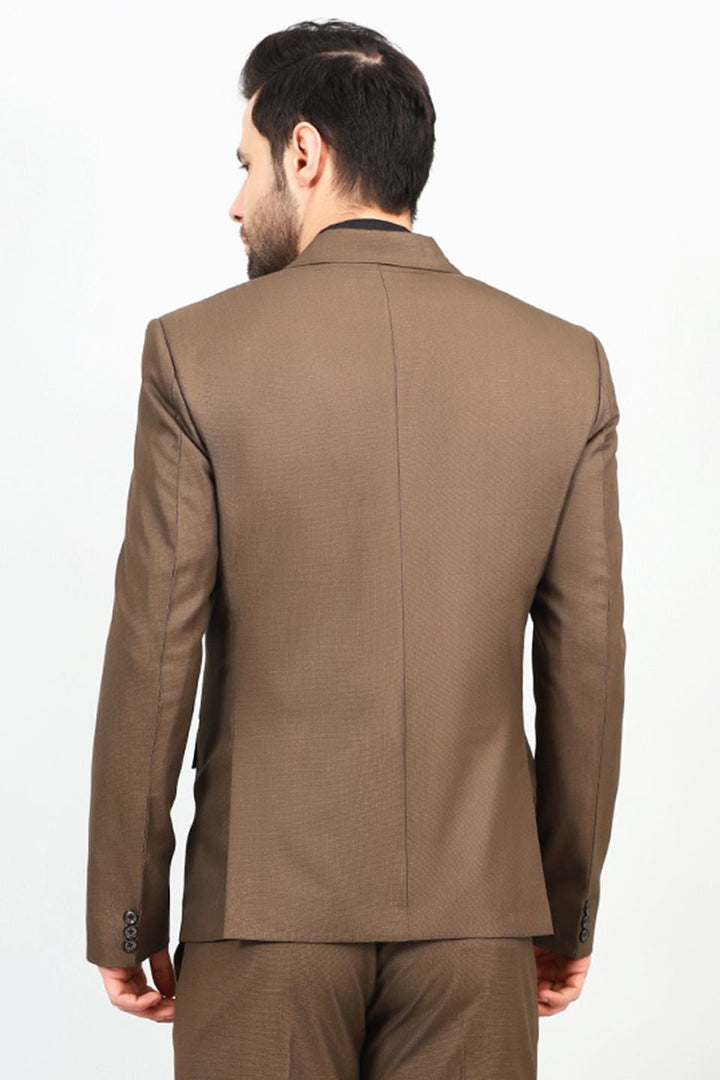 Poly Viscose Brown Blazer