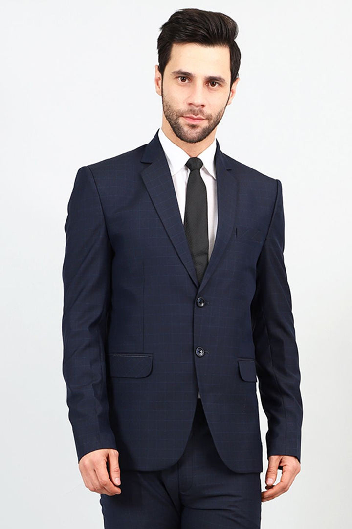 Poly Viscose Blue 1 Blazer