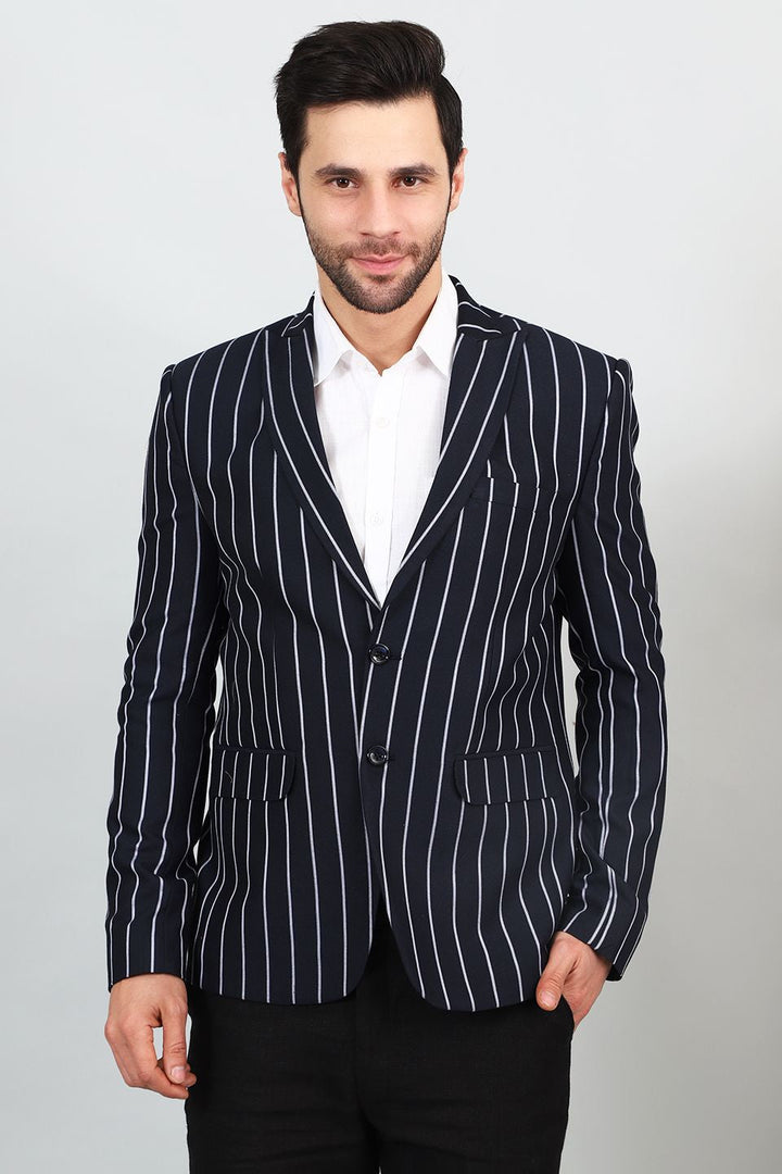 Polyester Cotton Blue 1 Blazer