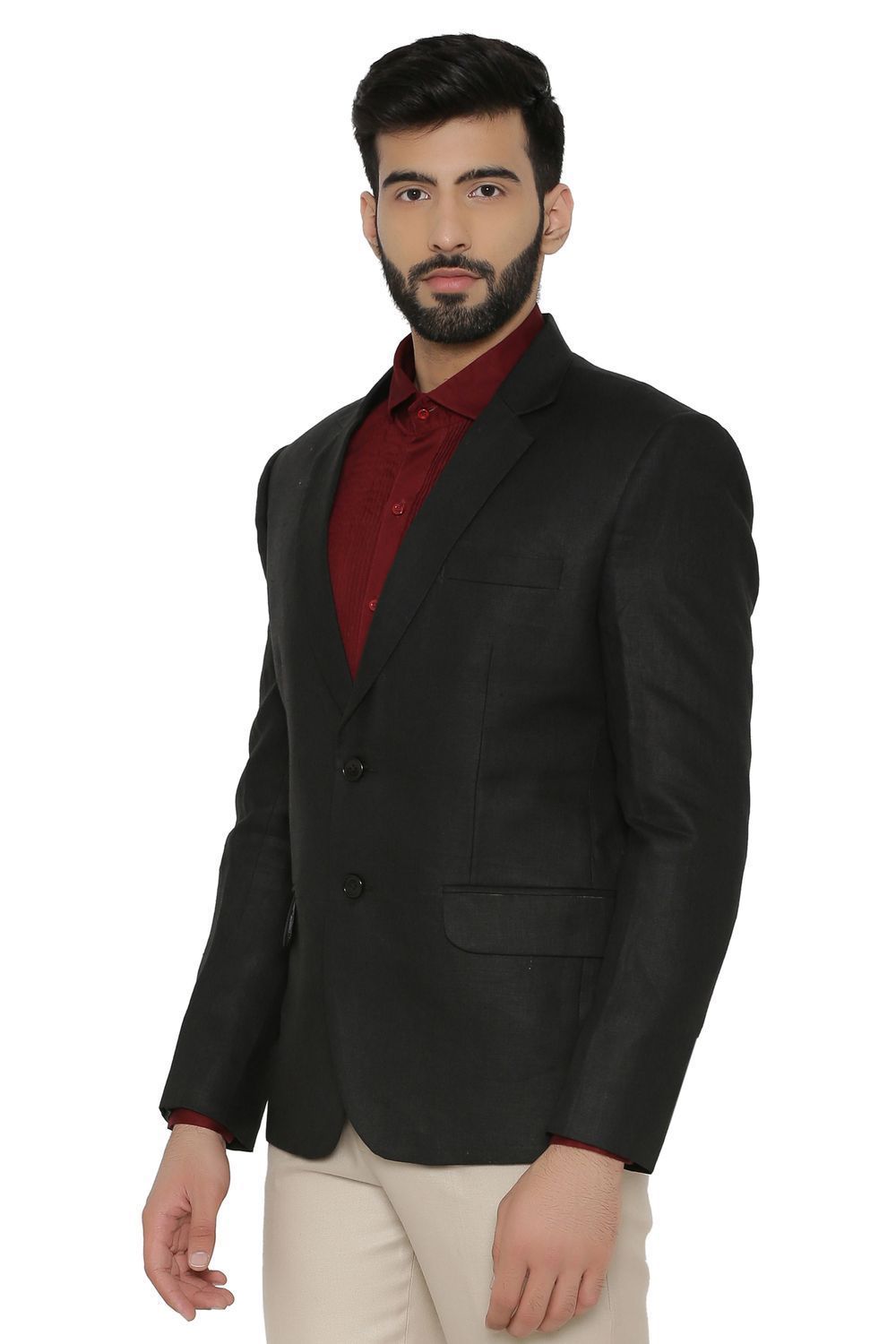 Linen Black Blazer