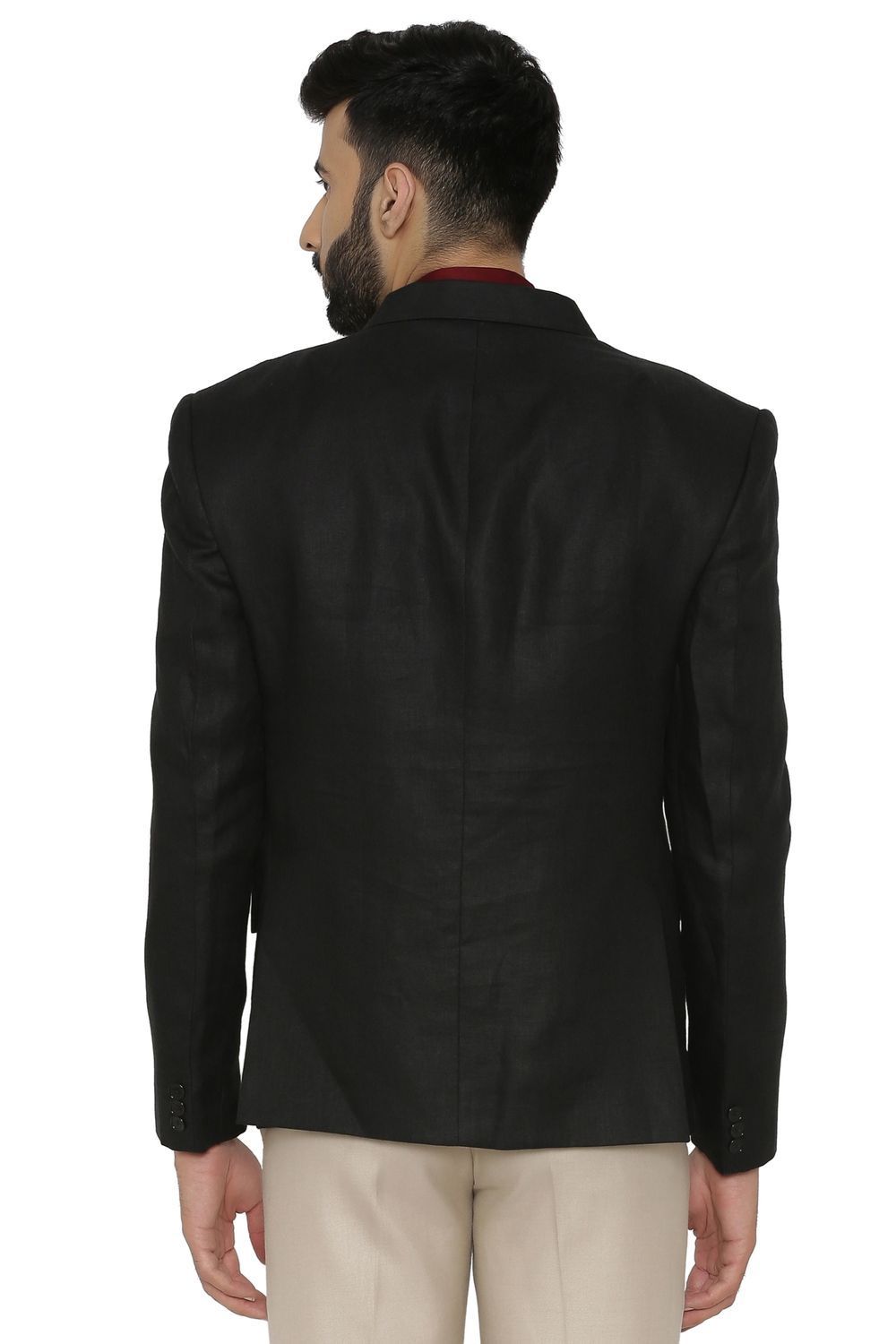 Linen Black Blazer