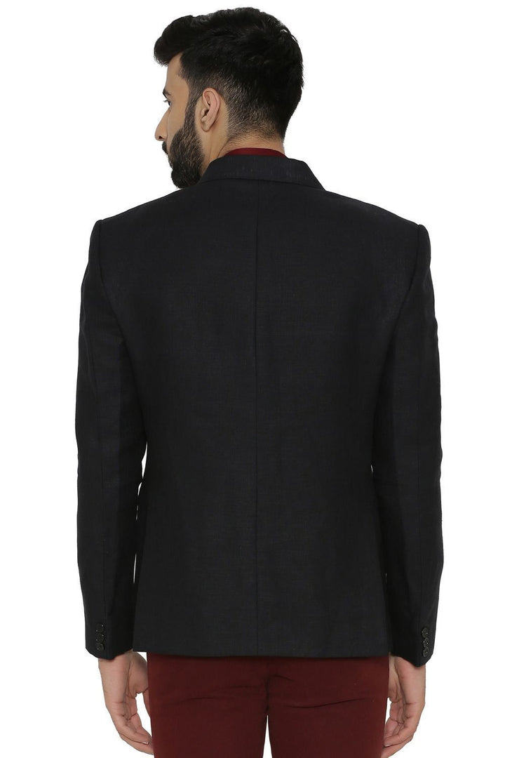 Linen Black Blazer