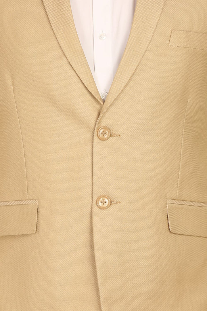 Poly Viscose Beige Blazer