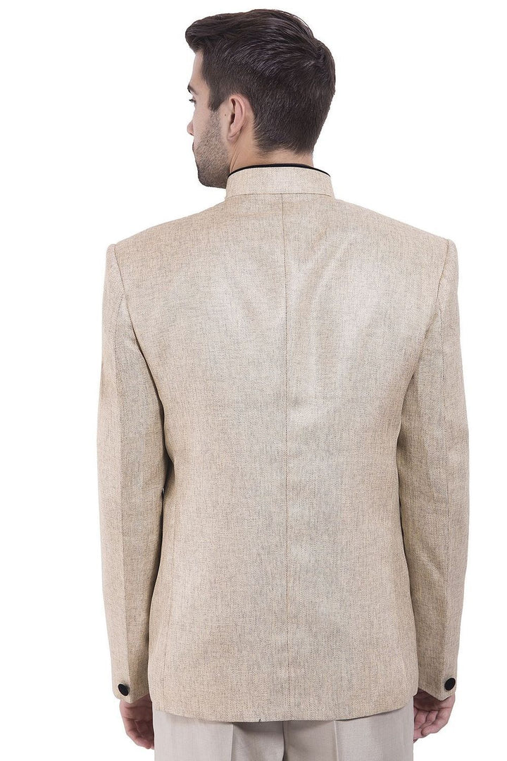 Rayon Beige Bandhgala