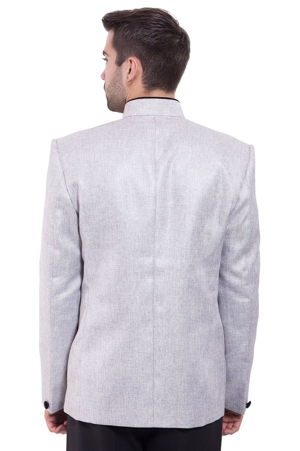 Rayon Silver Bandhgala