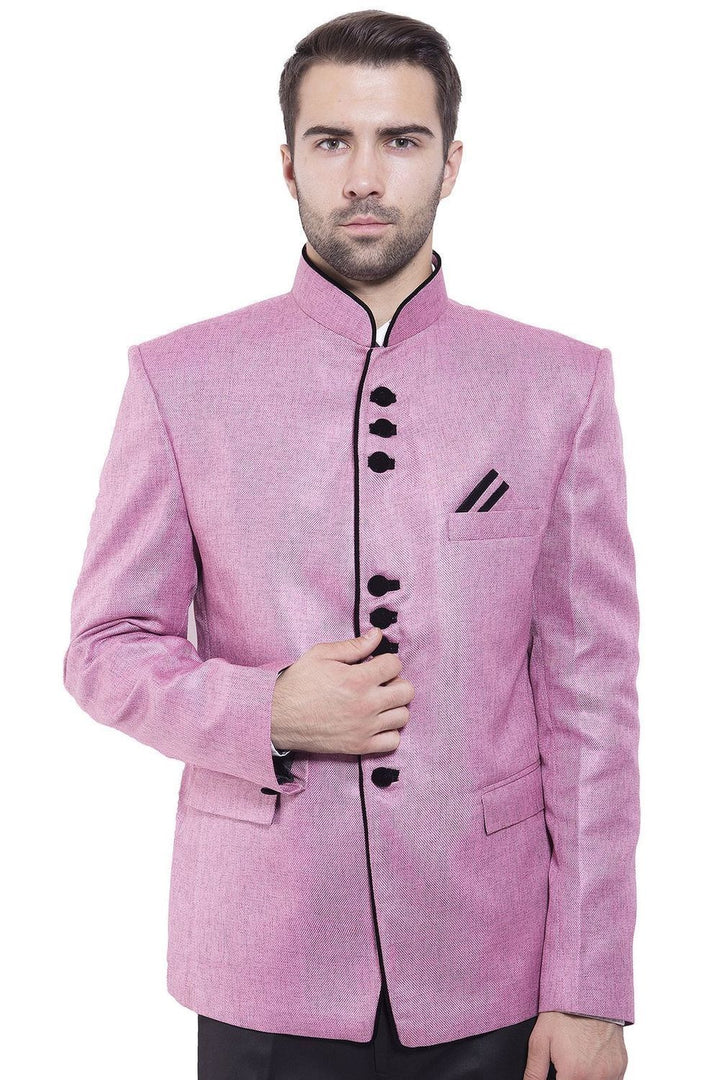 Rayon Pink Bandhgala
