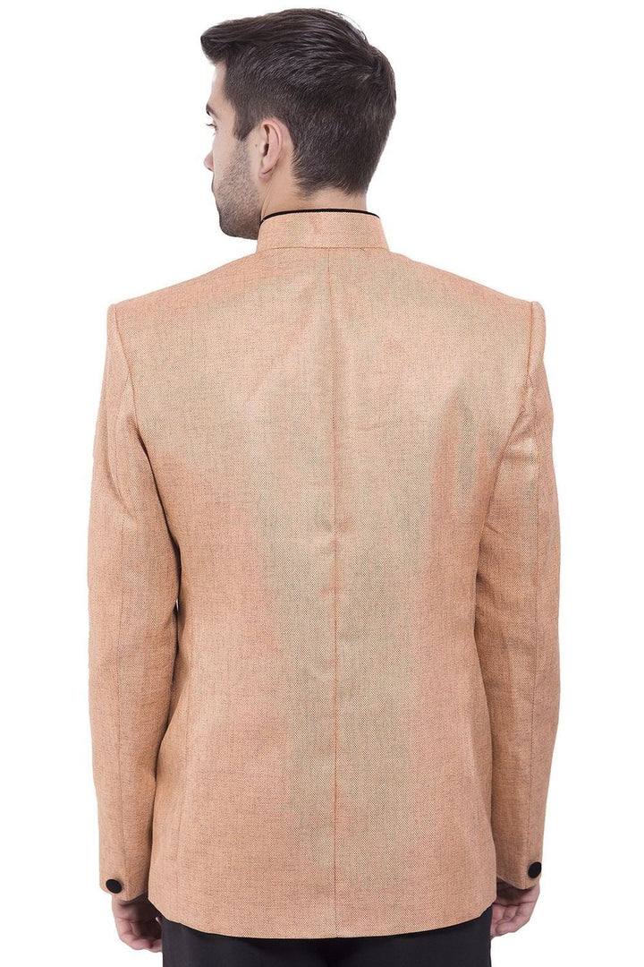 Rayon Orange Bandhgala
