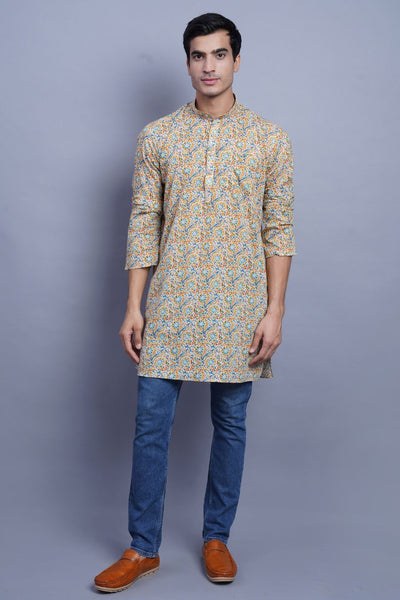 Jaipur 100% Cotton Multicolored Design Kurta