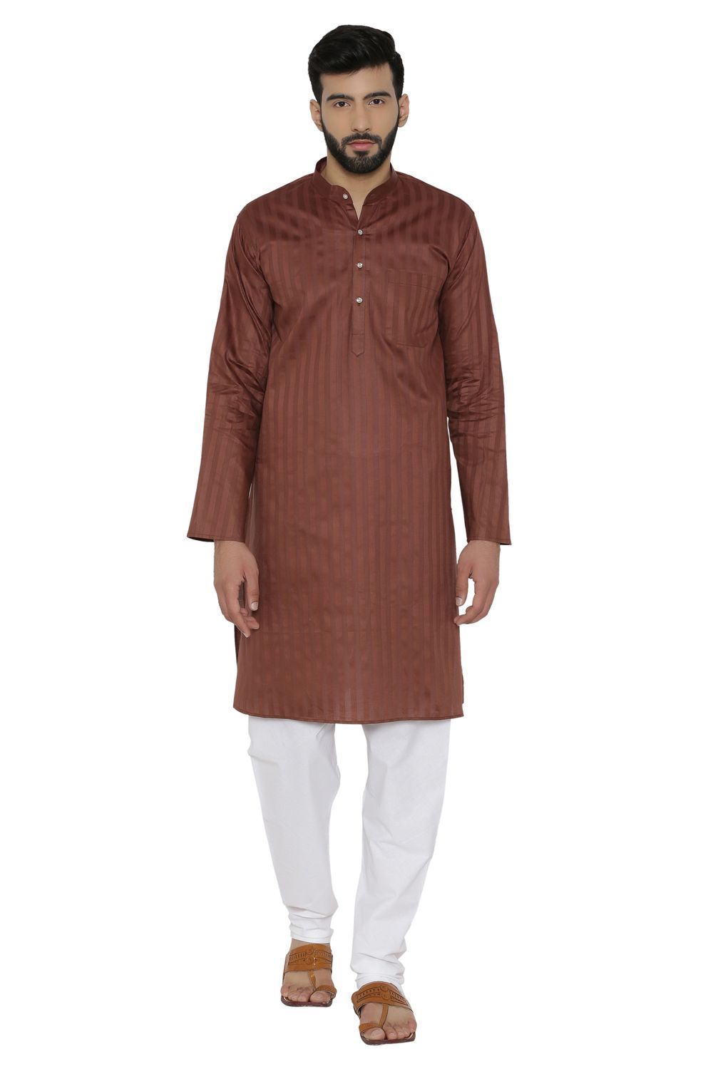 100% Cotton Red Kurta Pyjama