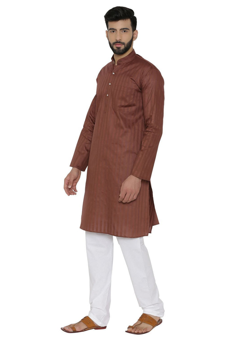 100% Cotton Red Kurta Pyjama