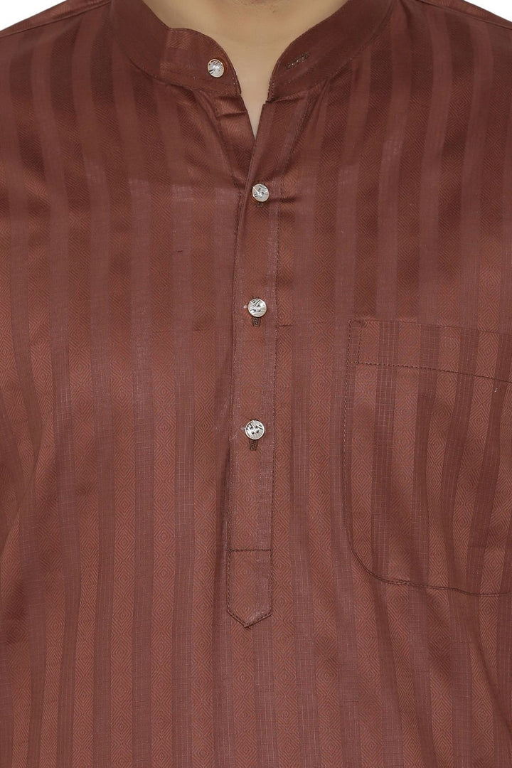 100% Cotton Red Kurta Pyjama