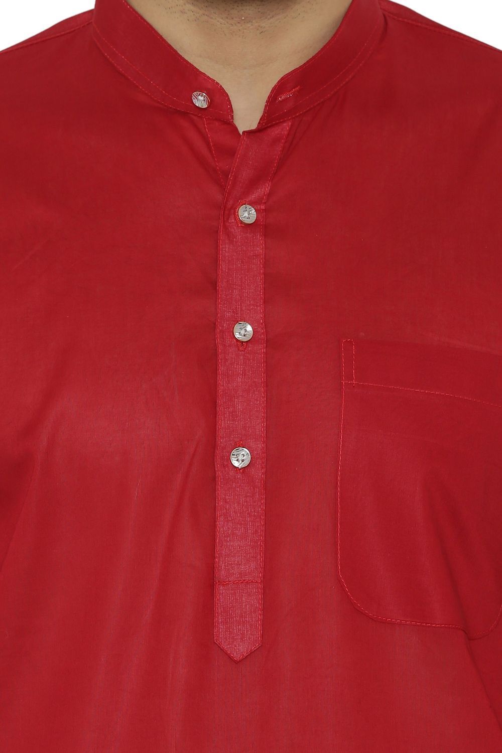 100% Cotton Red Kurta Pyjama