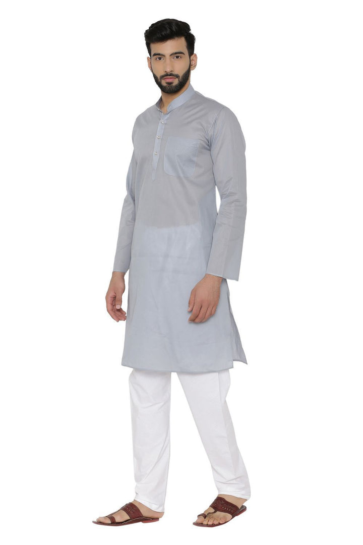 100% Cotton Blue Kurta Pyjama