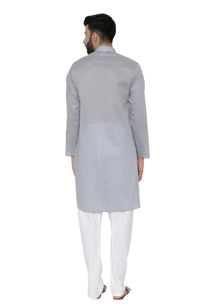 100% Cotton Blue Kurta Pyjama