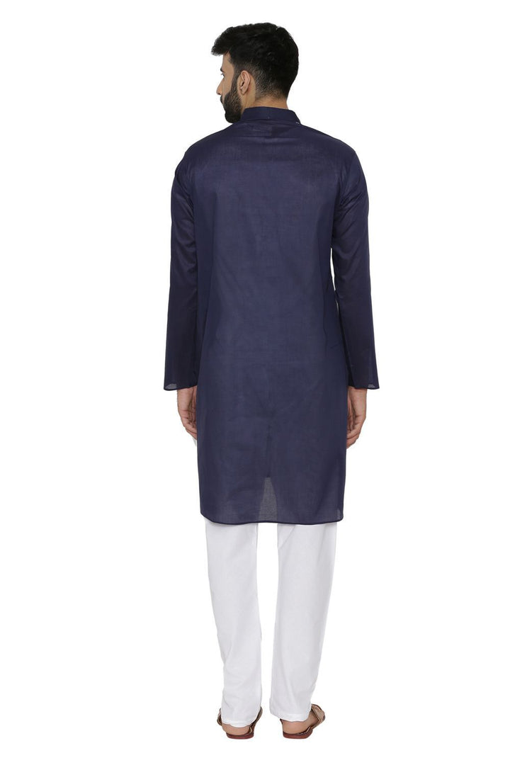 100% Cotton Blue Kurta Pyjama