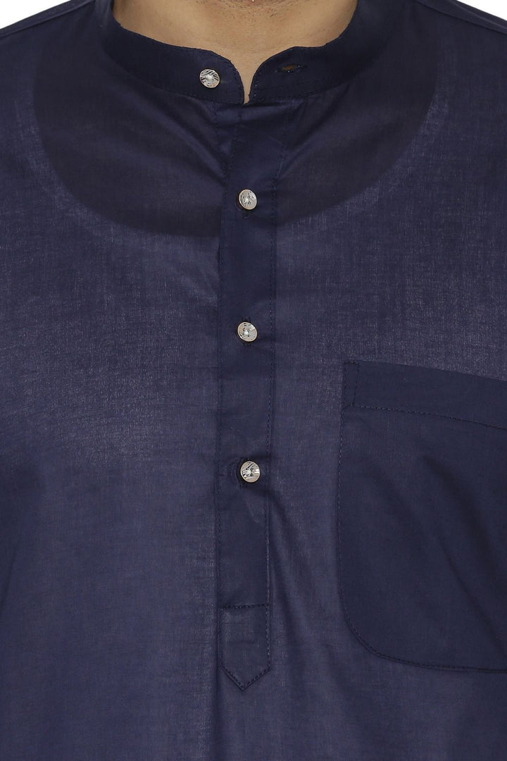 100% Cotton Blue Kurta Pyjama