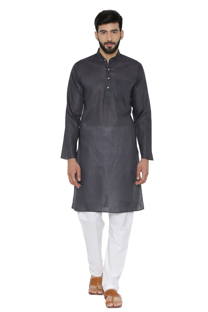 100% Cotton Blue Kurta Pyjama