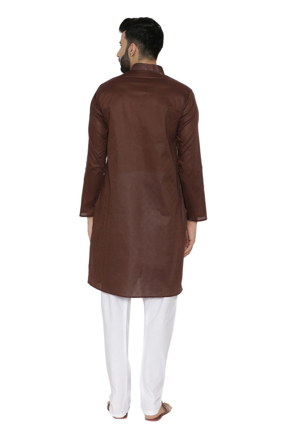 100% Cotton Brown Kurta Pyjama