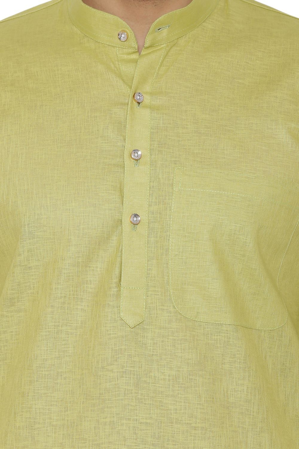 100% Cotton Green Kurta Pyjama
