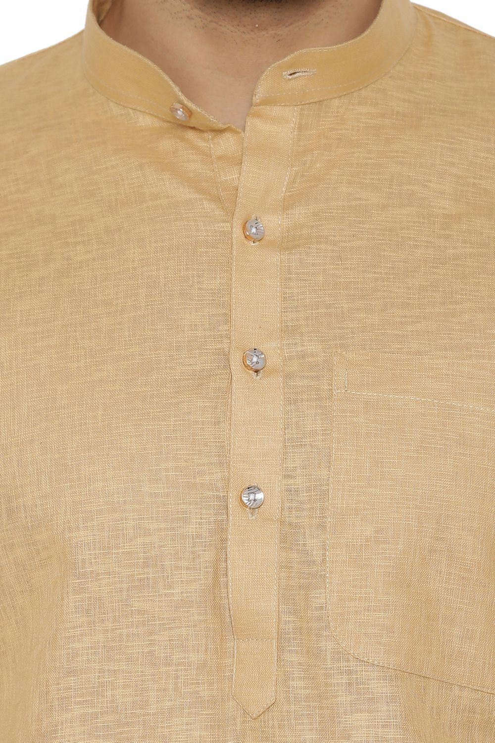 100% Cotton Beige Kurta Pyjama