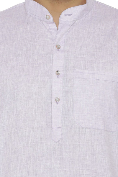 Cotton Rich Purple Kurta Pyjama