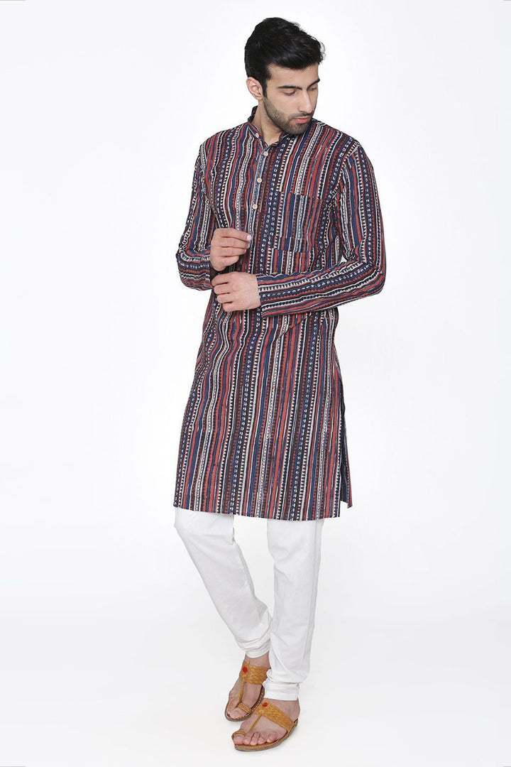 Jaipur 100%  Cotton multicolored Long Kurta