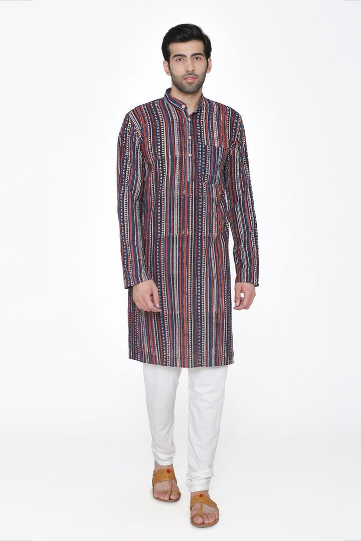 Jaipur 100%  Cotton multicolored Long Kurta