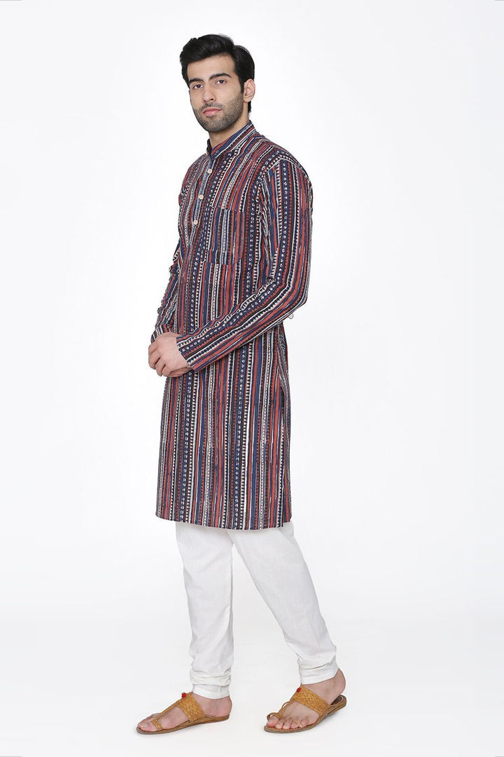 Jaipur 100%  Cotton multicolored Long Kurta