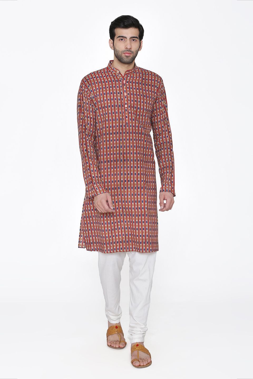 Jaipur 100%  Cotton multicolored Long Kurta