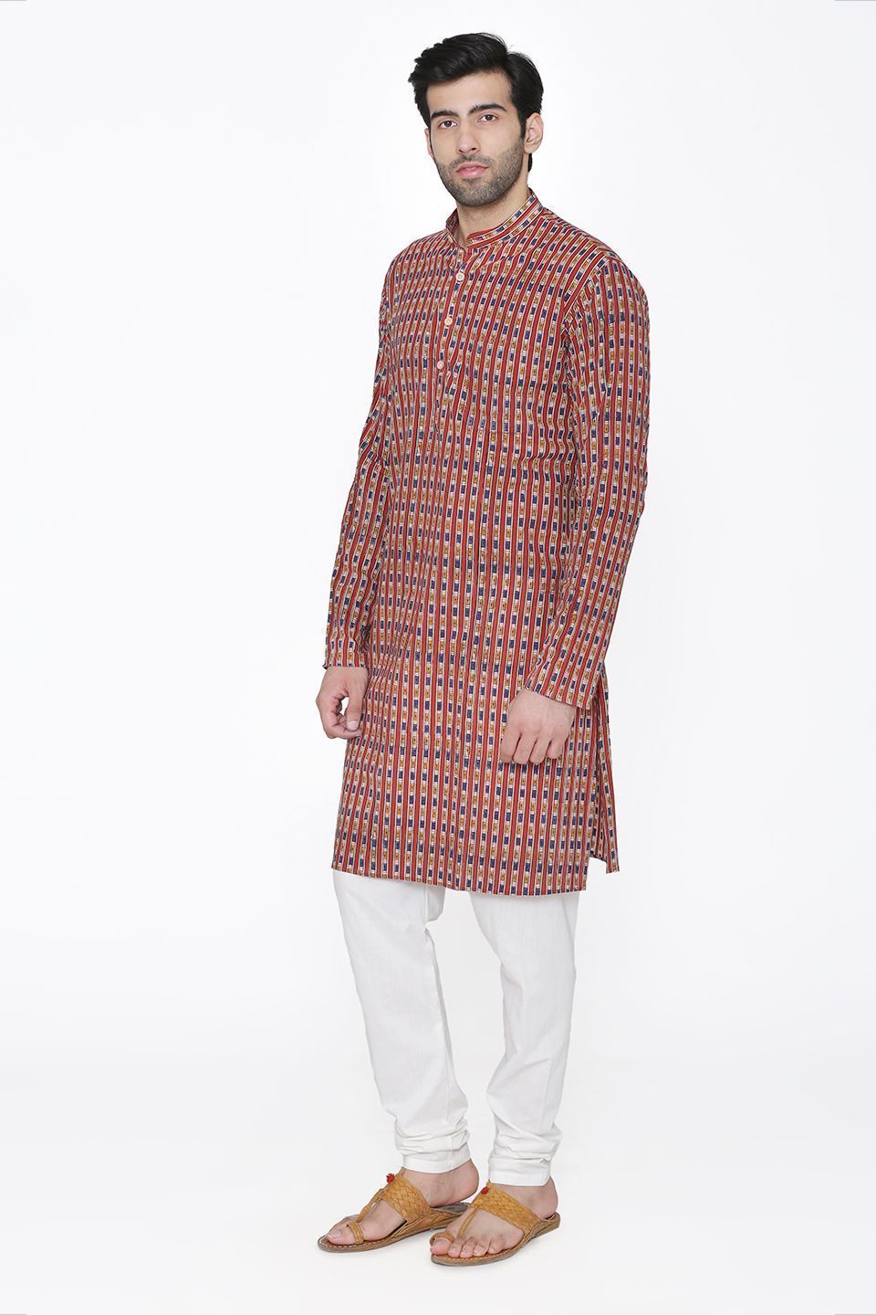 Jaipur 100%  Cotton multicolored Long Kurta